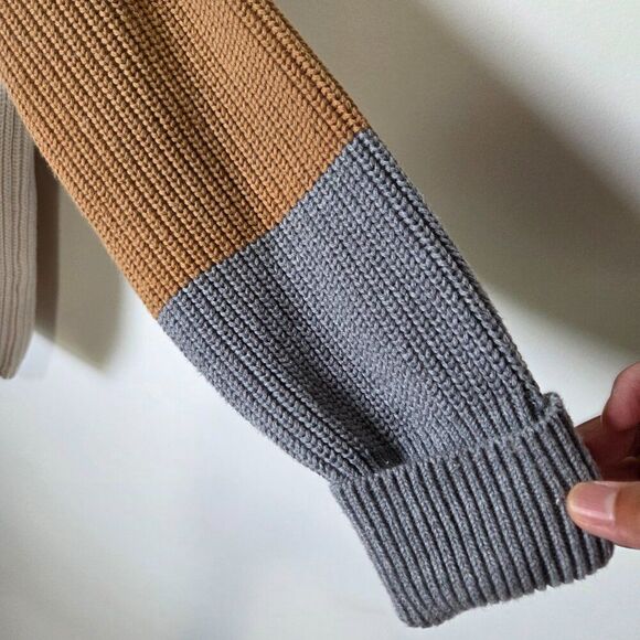 EUC FRENCH CONNECTION COTTON BOATNECK LOOSE FITTING PULLOVER SWEATER SZ M - Picture 5 of 14